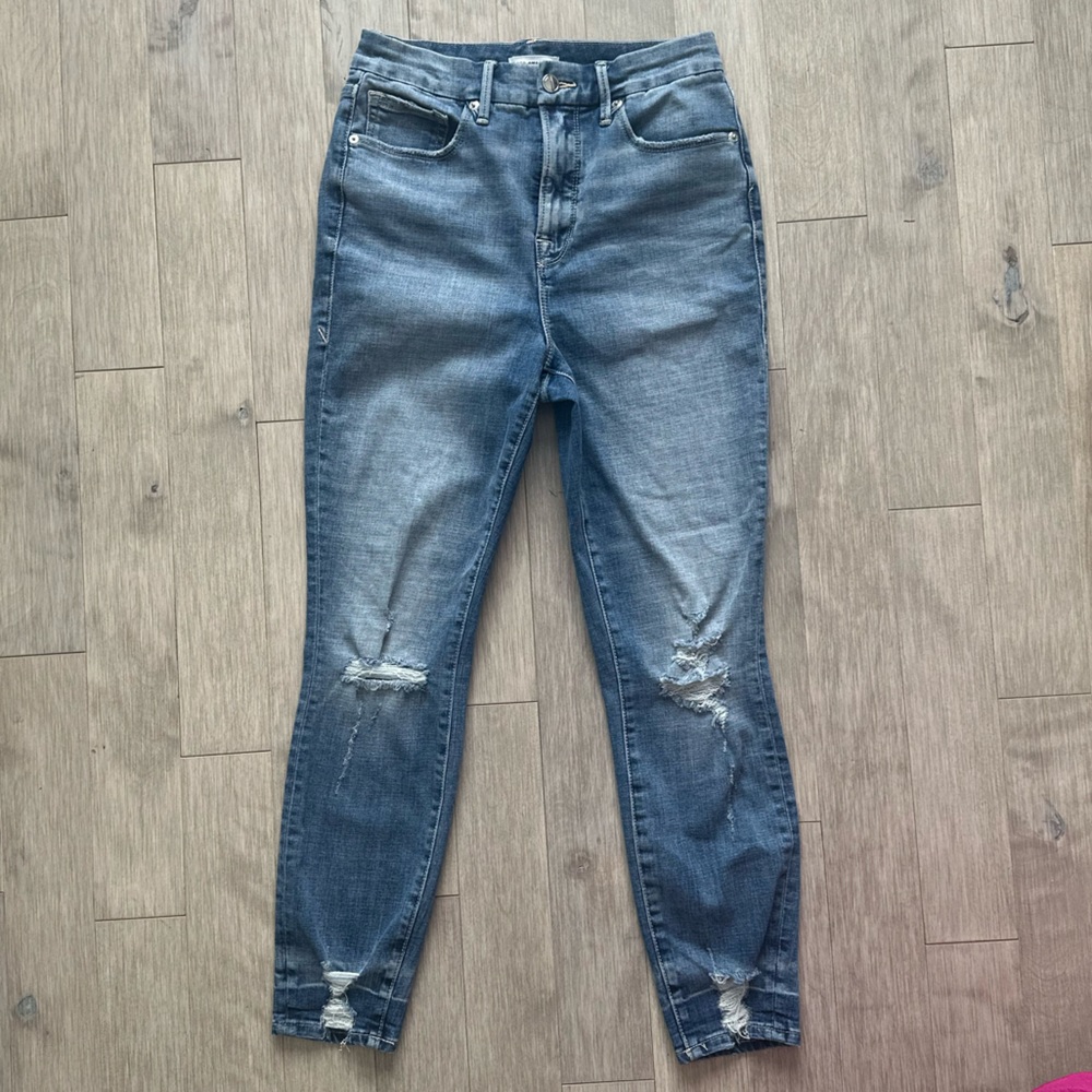 Good American Skinny‎ Distressed Jeans 6/28